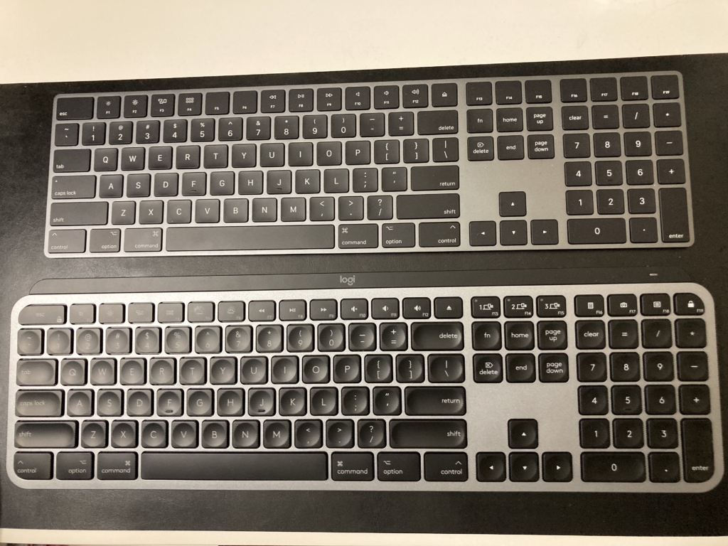 Magic Keyboardと、MX Keysの違い
